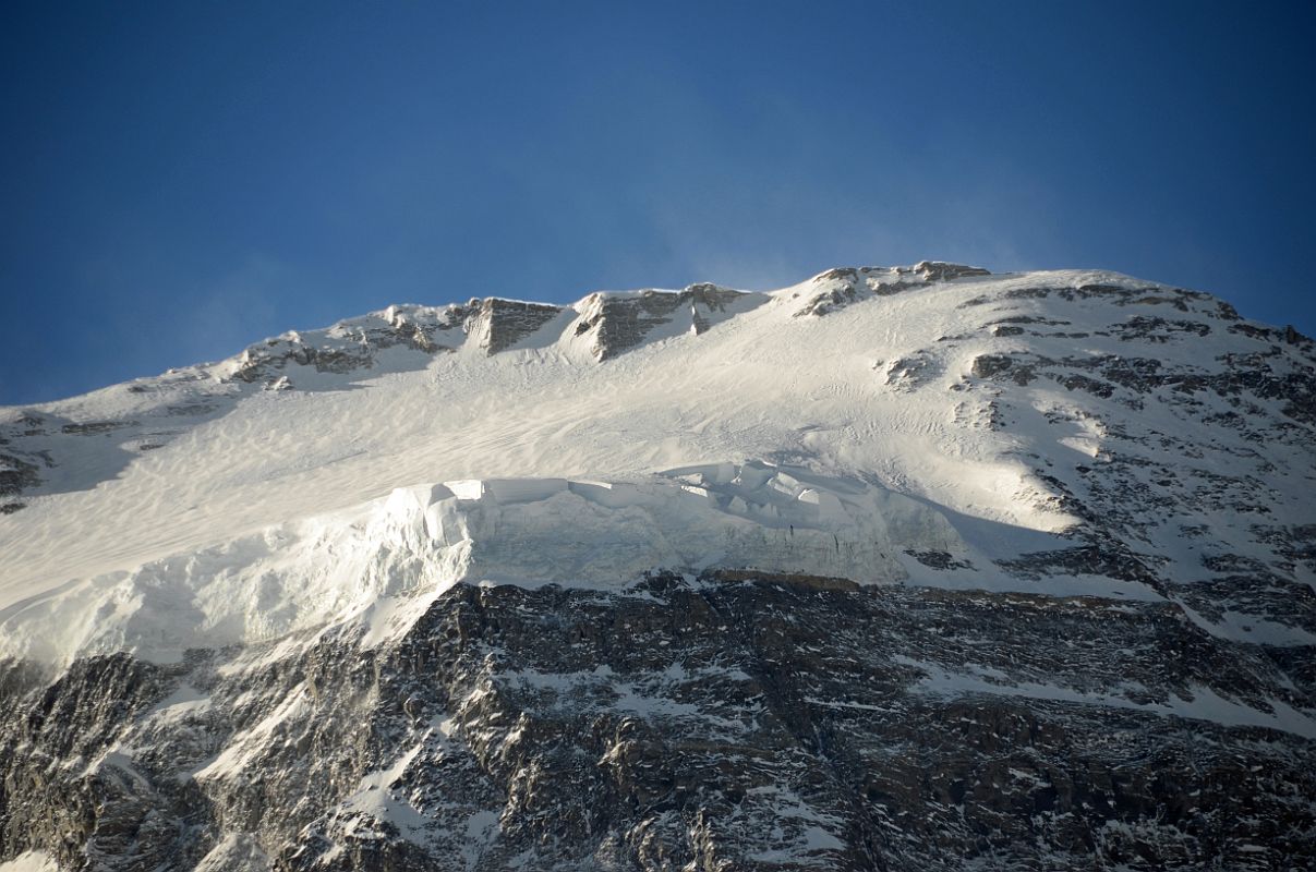 03 Dhaulagiri North Face Summit Close Up From Between French Pass and Dhaulagiri Base Camp Around Dhaulagiri 